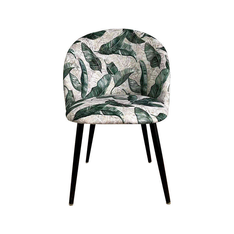 Pattern dinning chair with sturdy legs