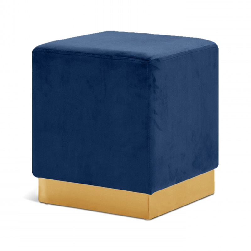 Velvet ottoman