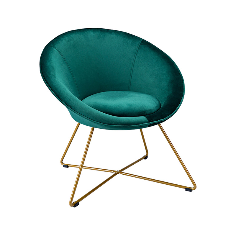 Leisure chair with metal legs