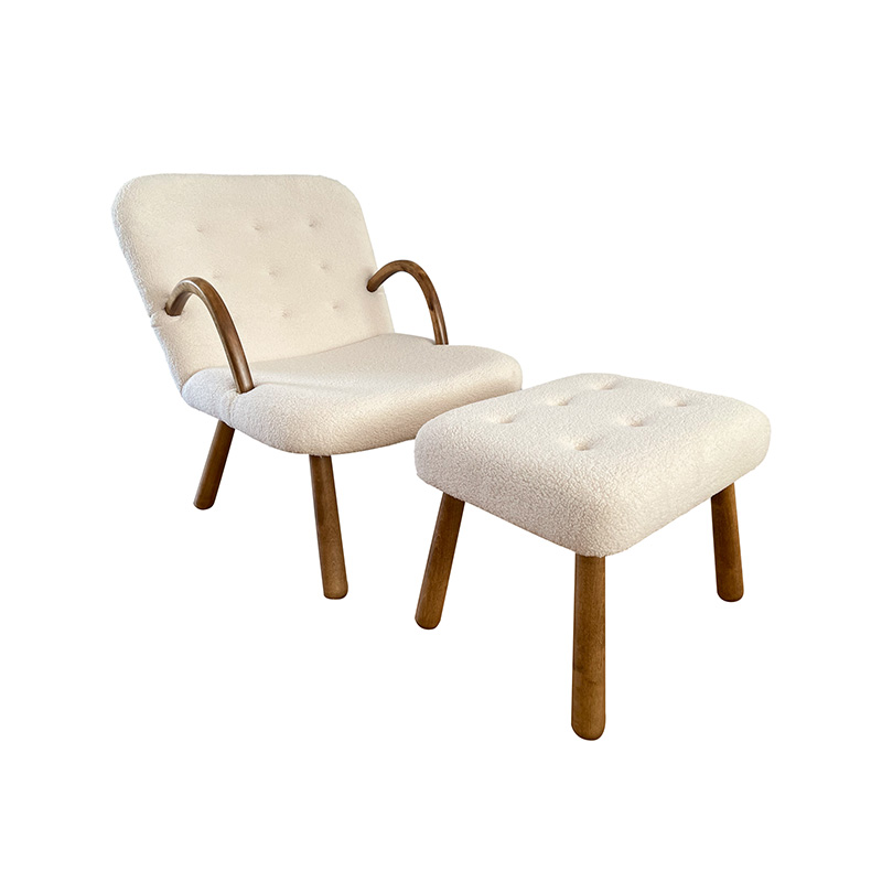 Leisure chair with matching stool